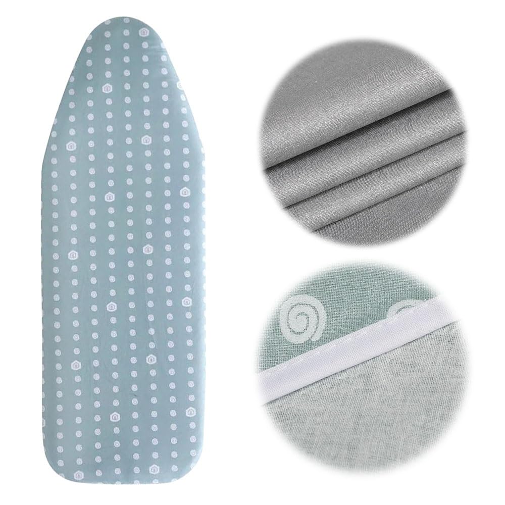 Funda para Tabla de Planchar Acolchada de Alta Res Funda for Tabla de Planchar Resistente al Calor (Varios tamaños)(C,Small Ironing Board Cover)