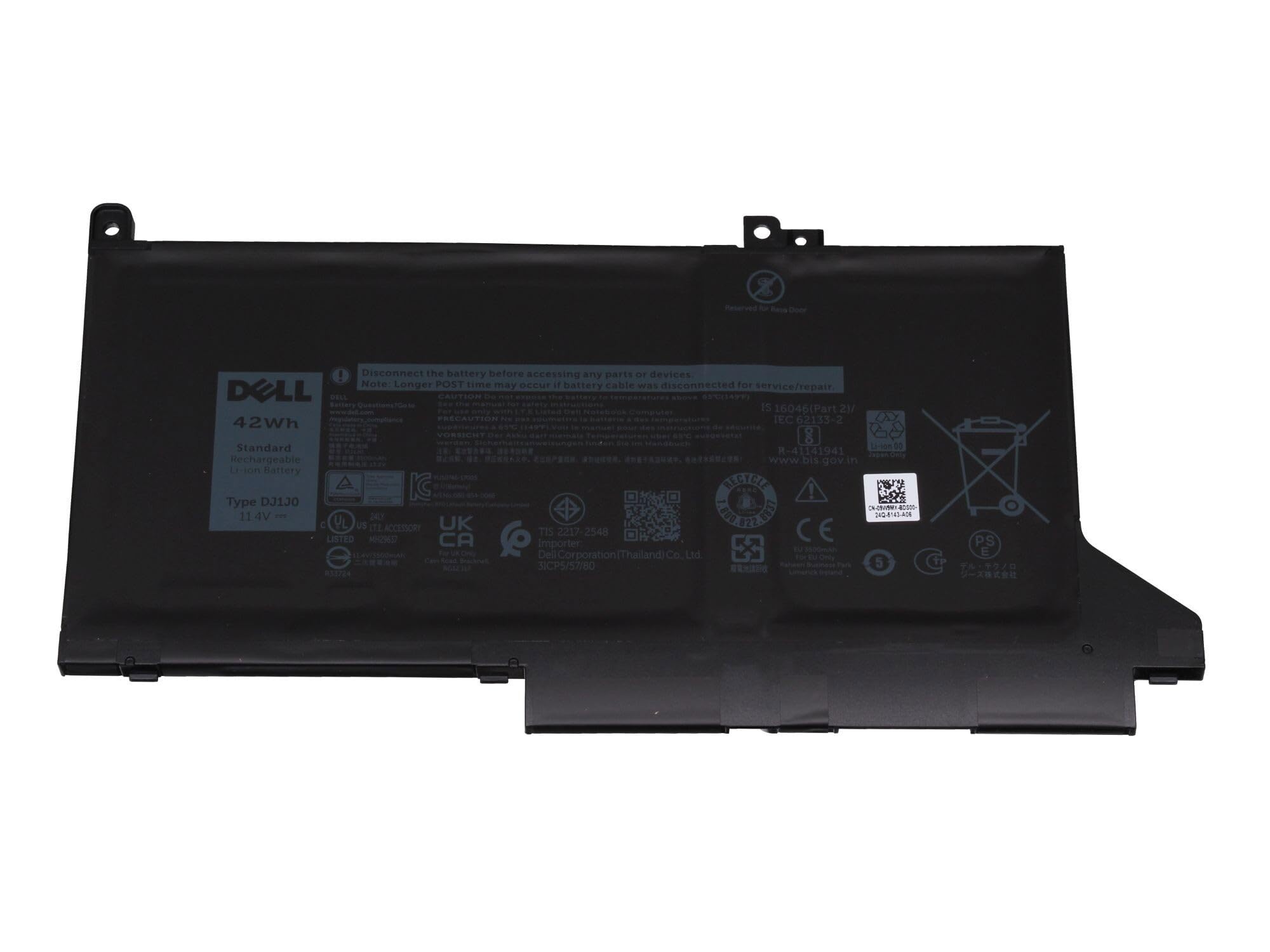 Batterie 42Wh Original pour Dell Latitude 14 (7480)