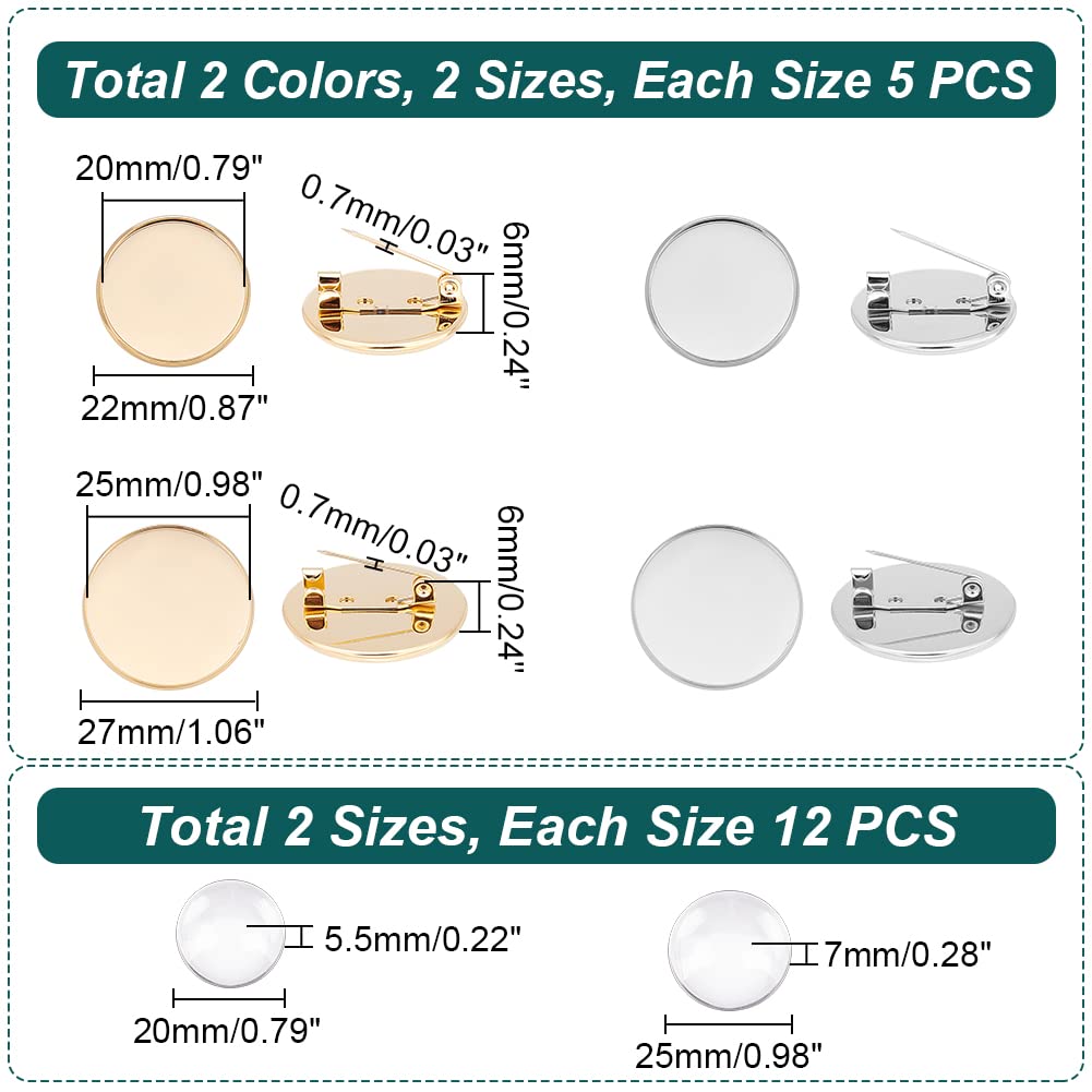 No Fade 100 Pz/lotto 20 30 35 40 50 Mm Spilli A Testa Piatta In Acciaio Inossidabile Risultati Spilli Per Gioielli Fare Forniture Fai Da Te Accessori-40mm - Foto 9