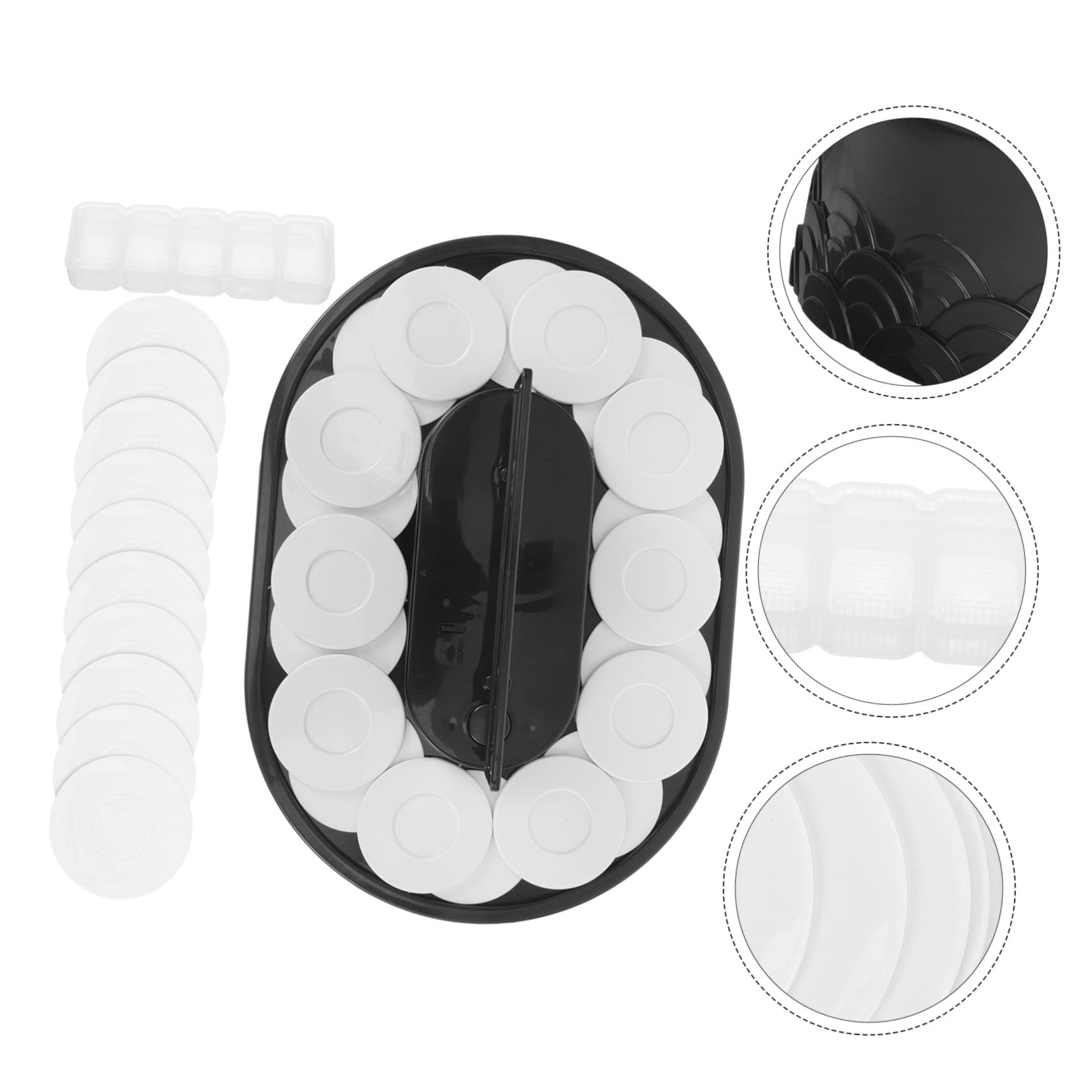 TOPBATHY Expositor Giratorio de Postres Automático de Plástico para Mesa