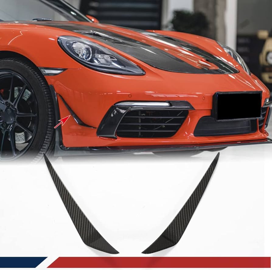 Amazon.com: Dry Carbon Fiber Front Bumper Splitters Fits for