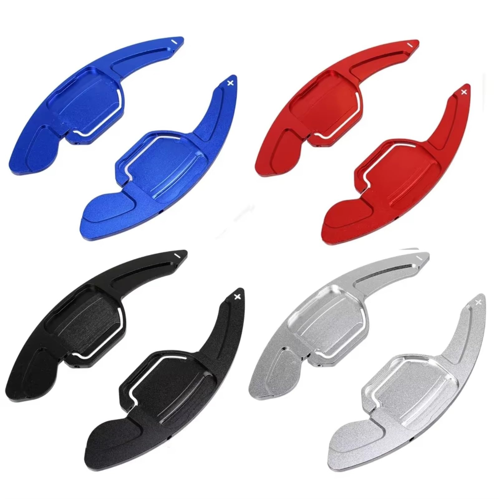 Palette Changement Volant Compatible Avec Seat Pour Alhambra 2016-2025 Pour Leon 2013-2025 Pour Arona 2018-2025 Extension Palette Changement Volant Voiture | Black