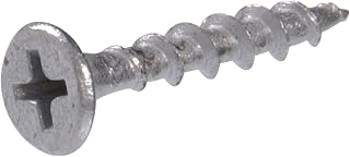 Hillman Galvanized Phillips Deck Screws, 6x1-1/4 Inch, 260 Pack - Corrosion-Resistant for Decks, Fences & Outdoor Projects