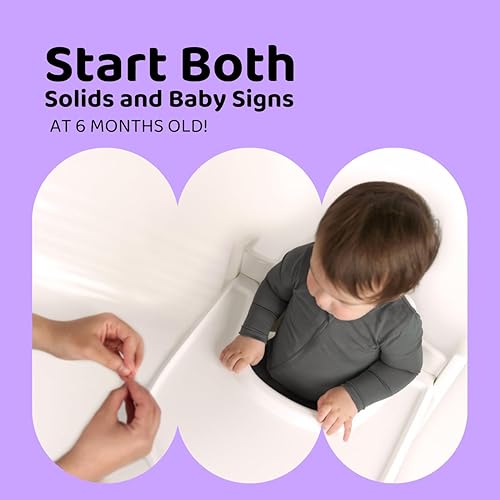 Miniatura 6 de APLAINR Babero de lenguaje de señas para bebé, baberos de silicona para bebés, gráficos ASL, atrapador de alimentos, ajustable, impermeable, suave,