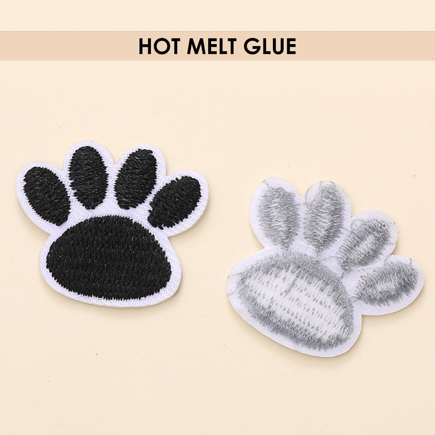 Mono-Quick Testa di cervo animale - Toppe Termoadesive Patch Toppa Ricamate, Misura: 7 x 5,2 cm