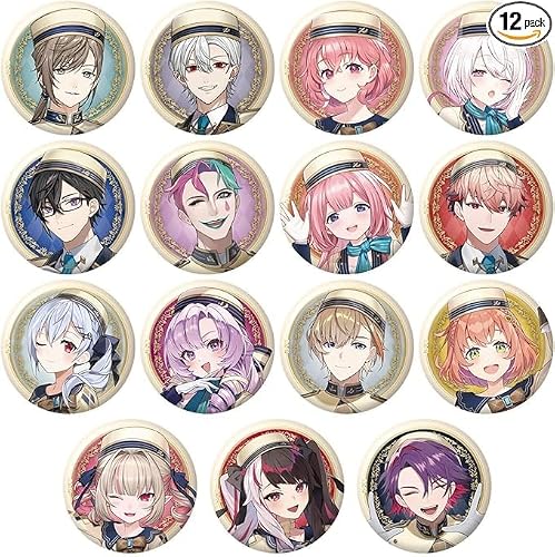 にじさんじ 缶バッジビスケット 12個入 BOX 食玩