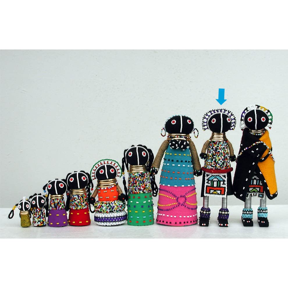 Amazon | アフリキコ AFRIKICO ンデベレ人形 少女 Ndebele Maiden Doll