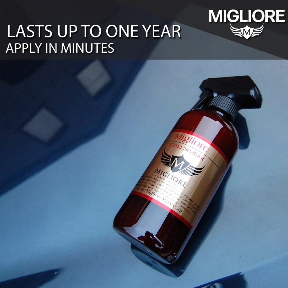 Migliore CIMA Ceramic Spray Sealant: 12 Months of Durability. Easy Wipe on Walk Away Application.