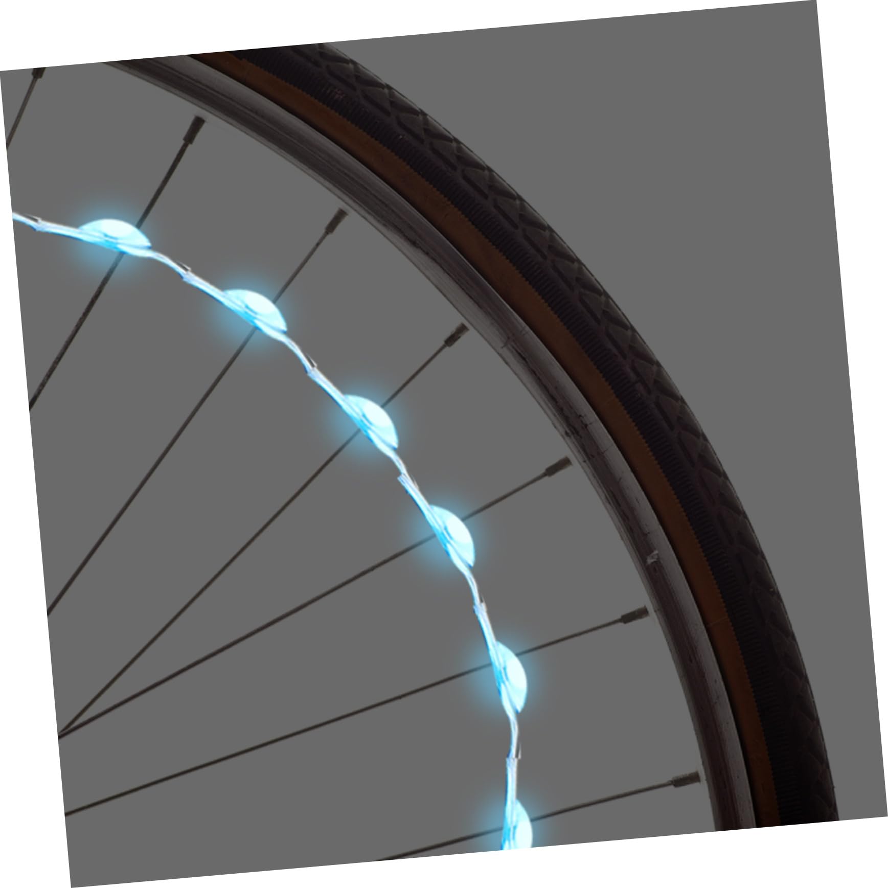 Lumières de Roue de Vélo LED Colorées Étanches de Accessoire de Vélo pour Éclairer Nocturnes