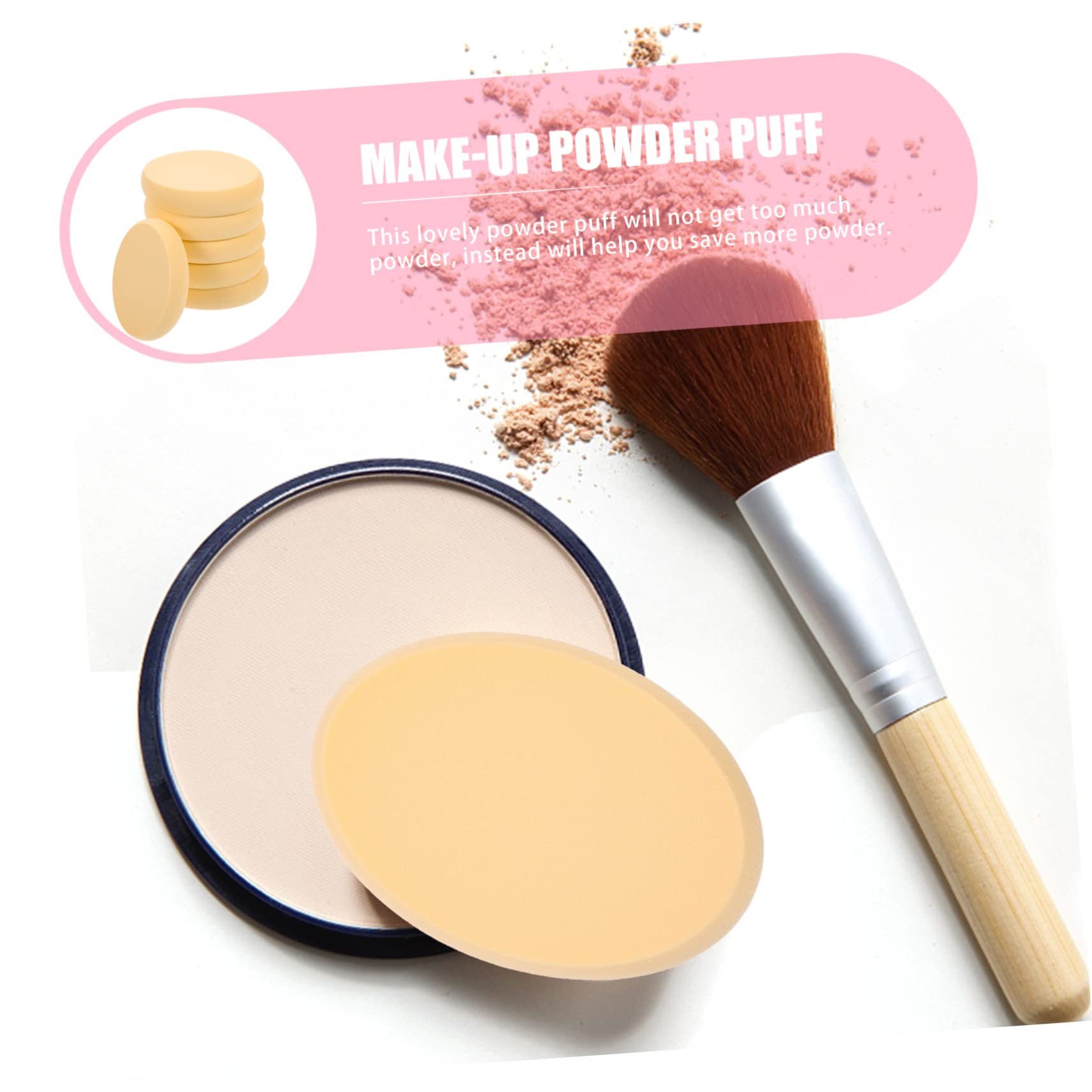 MAGICLULU 5 Sets Make-up-schwämme Zum Verblenden Ovales Puff-schönheits-make-up-schwamm-set Einfach Zu Verwenden Und Zu Tragen 6 Stück * 5