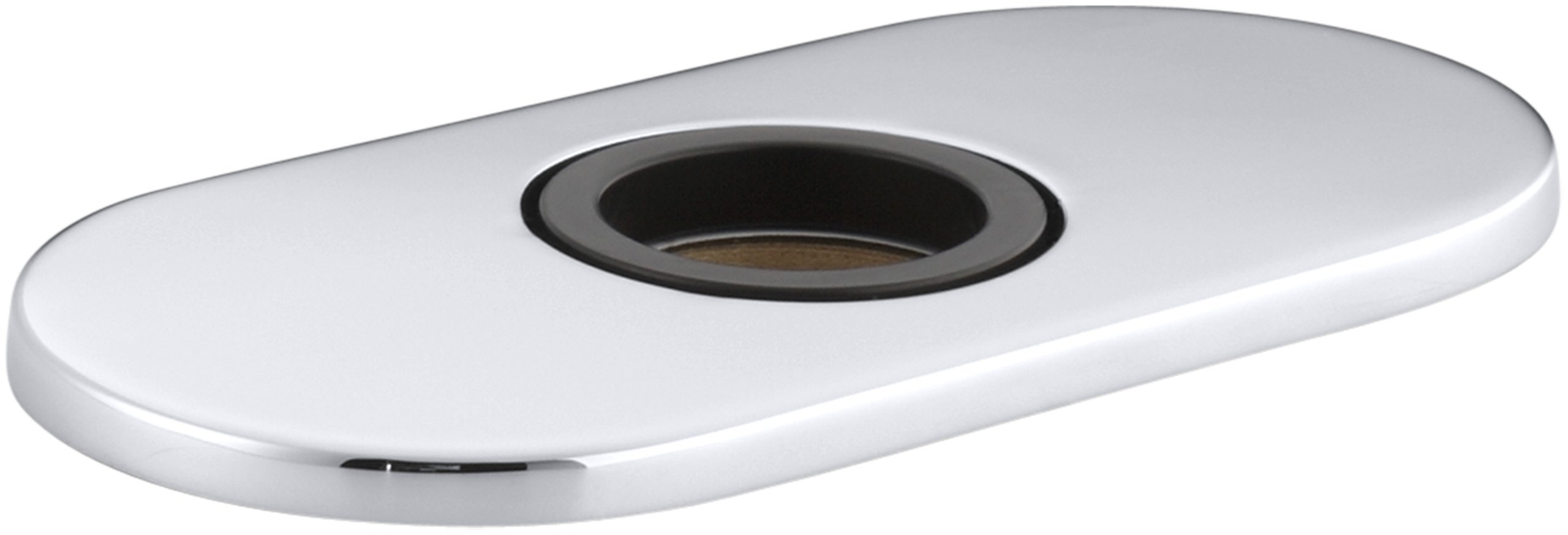 Plaque carrée KOHLER K-13478-A-CP 10,2 cm chrome poli pour Insight