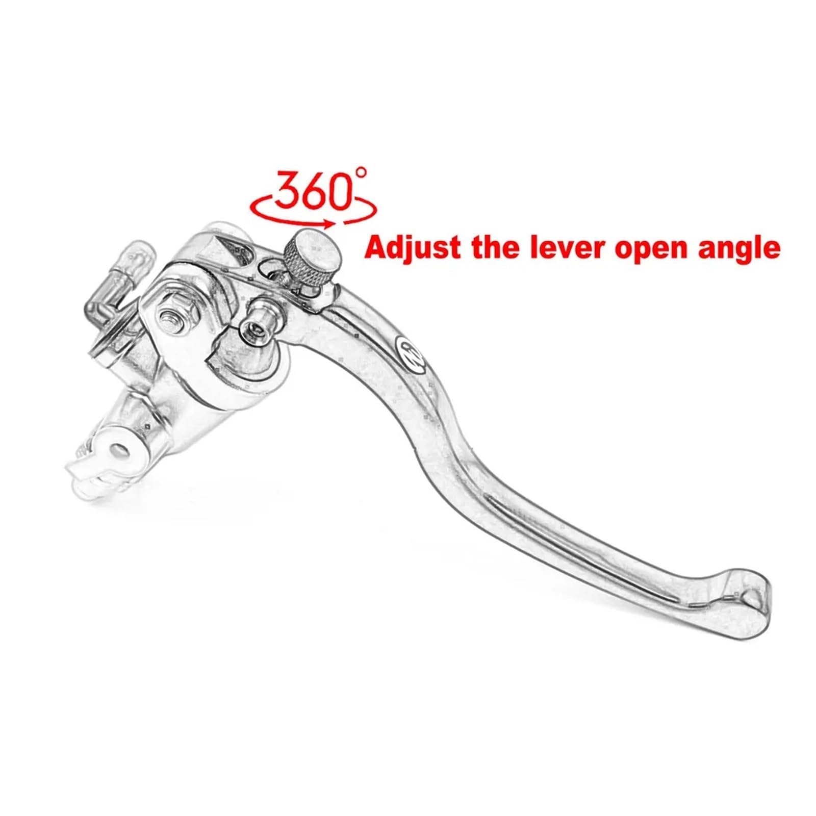 Leva frizione freno 17.5 RCS Freno per moto per cilindro principale frizione pompa freno radiale 22 mm per Honda(1 pair)
