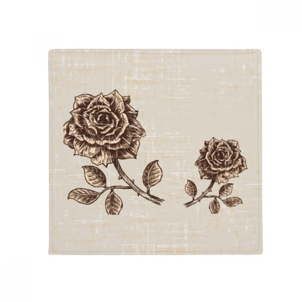 Tapis de sol fleur plante cadeau idéal 80cm pour une maison accueillante et fleurie