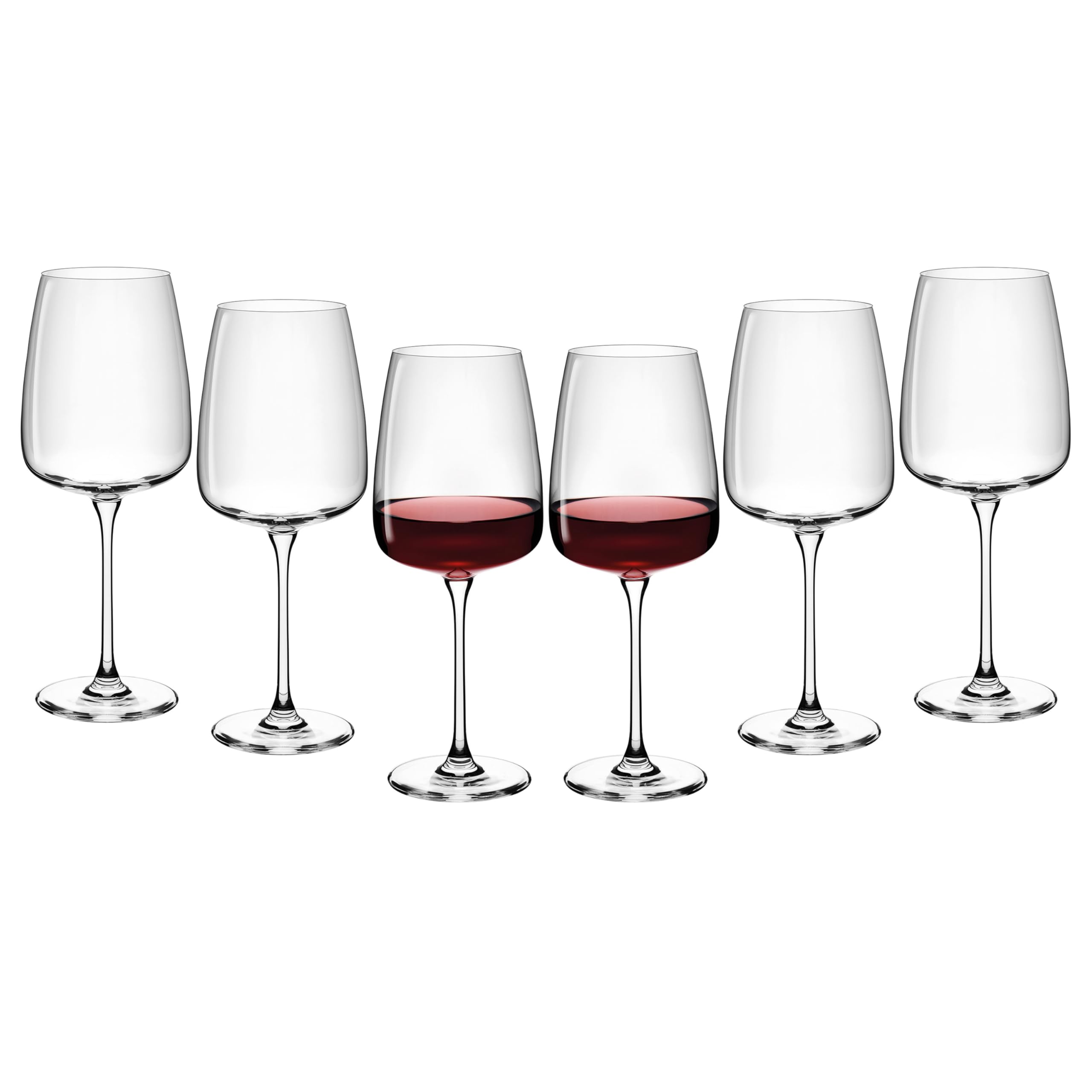 Gerlach 1760 Zestaw 6 Kieliszków do Wina Wody Soków Valor Uniwersalne Przezroczyste 750 ml do Mycia w Zmywarce