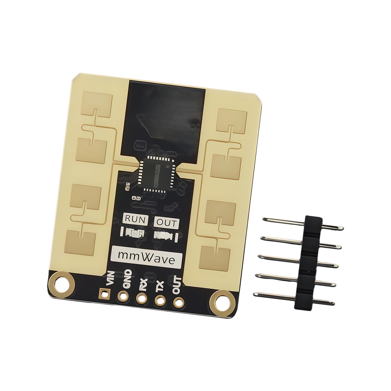Kelisdi 24Ghz Human Detection Sensors Motion Sensors Module With 3.3V To 5V Operating Voltages For Embedded Systems Integrated Structure Transducer