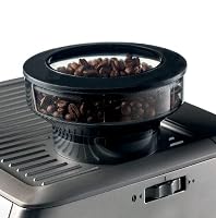 Ariete 1313, Kaffeemaschine mit Manometer, Integrierte Kaffeemühle, Kompatibel mit Kaffeepulver und ESE-Pads, 15 Bar Maximum, 1 oder 2 Tassen-Filter, Cappuccino-Düse, 1600W, Silber – Ansicht 6