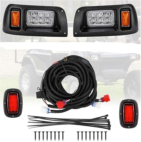 KEMIMOTO Kit de luces LED DS compatible con modelos más nuevos de Club Car DS 1993, kit de luces traseras LED para carrito de golf, para modelos