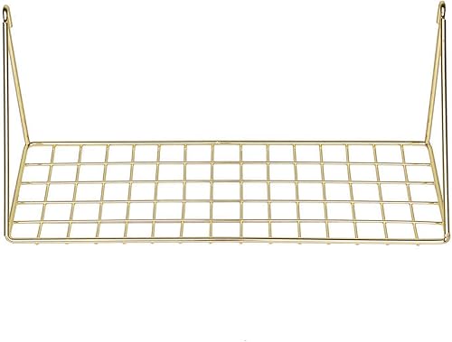 Miniatura 4 de Estante de exhibición plano recto para panel de rejilla de pared, organizador colgante de alambre, contenedor de almacenamiento, 11.8 pulgadas de