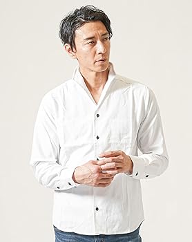 美品✨️EVERYDAY I LIKE. WASHシャツ 白シャツ 襟ワイヤー 美品✨️EVERYDAY I LIKE. WASHシャツ 白シャツ 襟ワイヤー