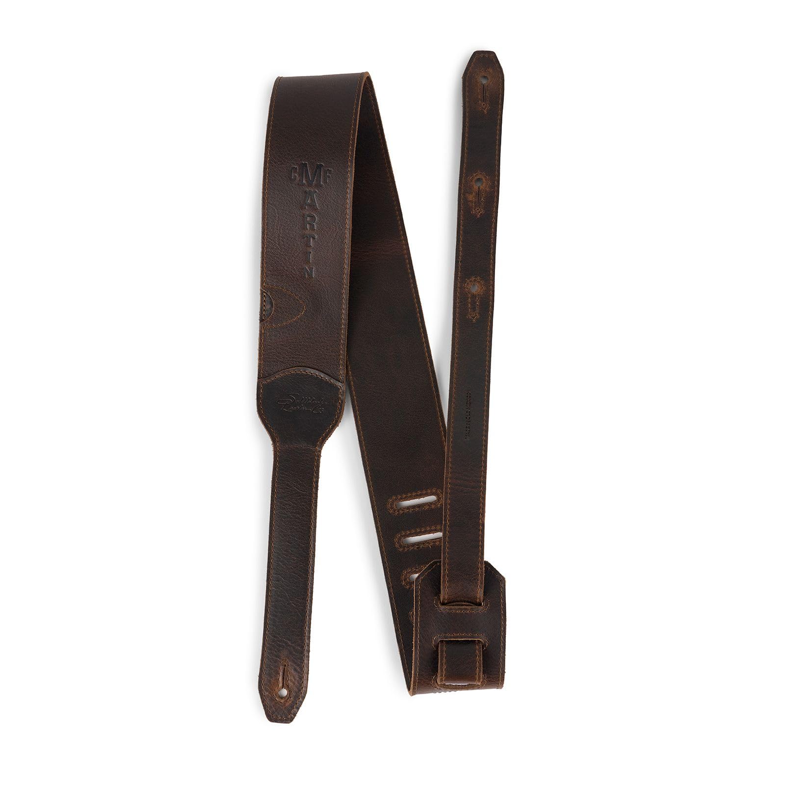 Amazon.com: MARTIN LUXE Leather Guitar Strap – Dark Brown