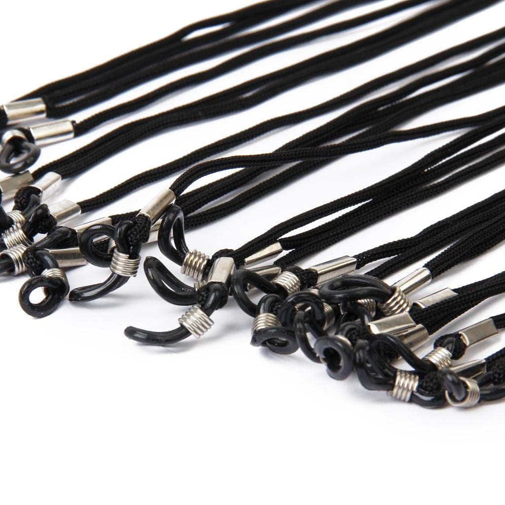 Kids Silicone Eyeglasses Neck Strap Holder + 12 Nylon Glasses Cord String 3