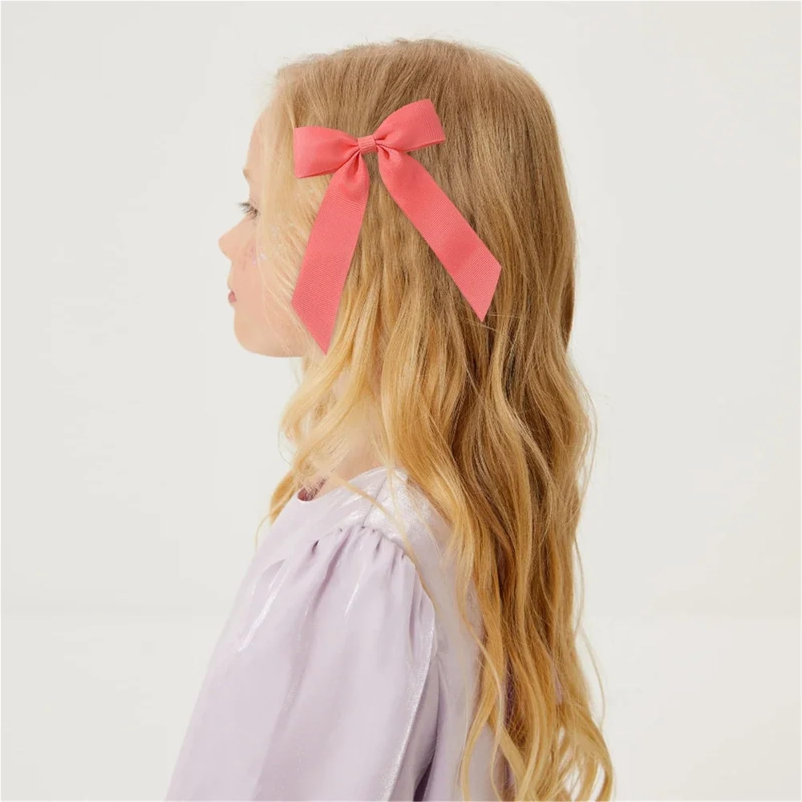 Cintas para el pelo, 100 unidades de cintas para el pelo, cuerda de cabeza de moño, color liso (4336-9)
