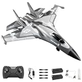 Rc Plane F-22&comma; Stealth Raptor Remote Control Airplane 3 Channel Stunt Fighter with 3 Modes Xpilot Stabilization System Easy Fly for Beginners&comma; Aircraft Toy Gift for Adults