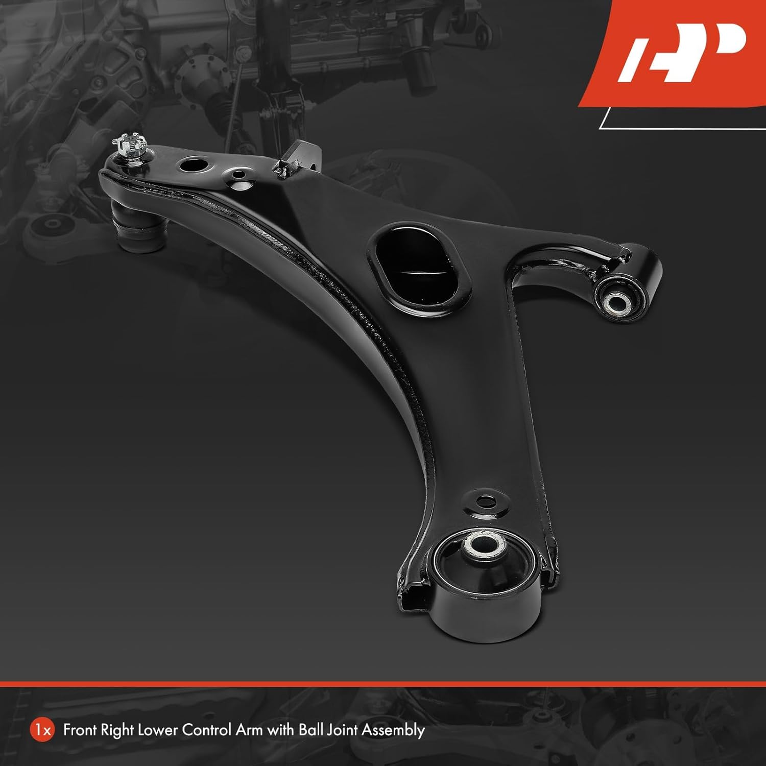 A-Premium Front Right Lower Control Arm with Ball Joint and Bushing Compatible with Subaru Outback 2010-2014, Legacy 2010-2014