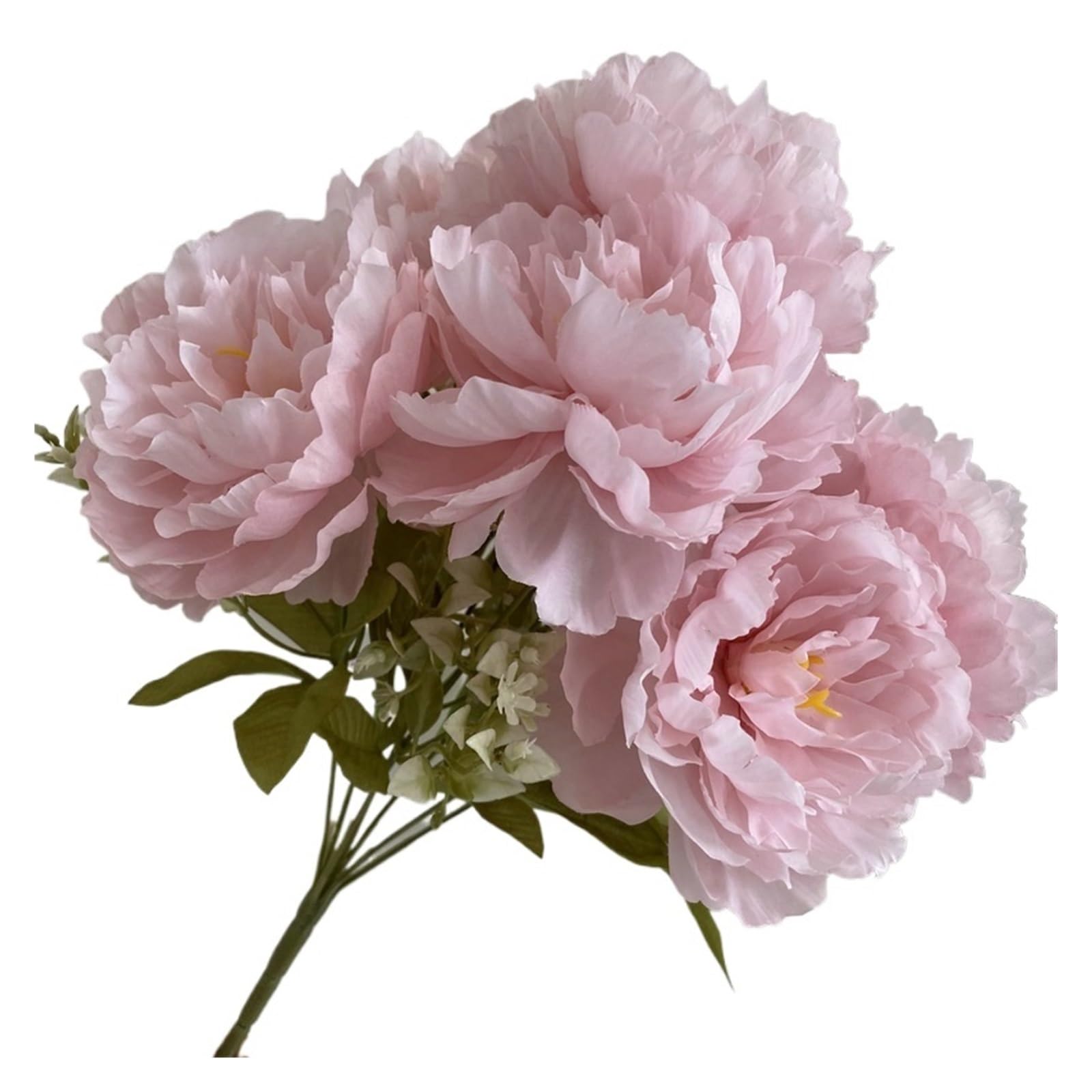 MWAHJU Artificial Flowers Peony Rose Vintage7-Head Silk For Wedding Desk Room Party Bouquet Fake Flower Arrangements Home Decor For Home
