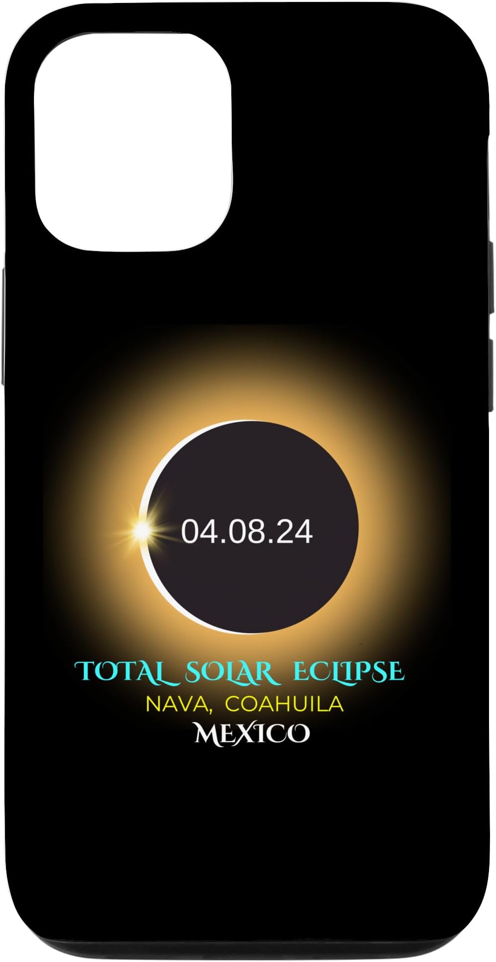 iPhone 13 Pro Nava Coahuila Mexico Total Solar Eclipse 04/08/24 Souvenir Case
