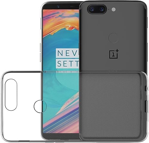 Miniatura 5 de Funda para OnePlus 5T (6.01 pulgadas) TPU suave goma gel parachoques transparente contraportada