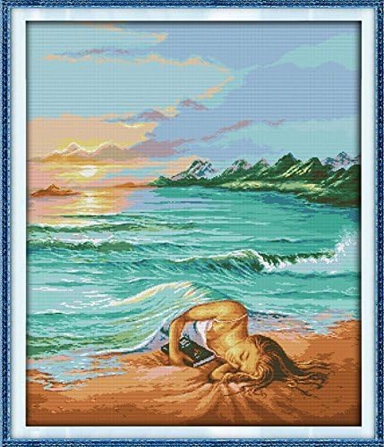 Happy Forever Cross Stitch, Figure, The Daughter of The sea