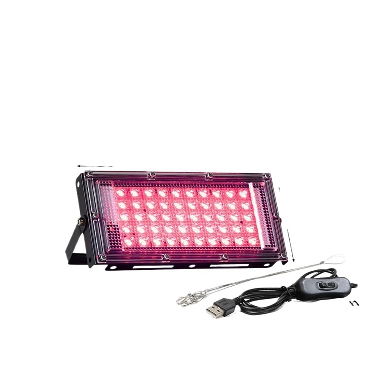 LJLJCQCNS Led Flood Light 50W 100W 150W 220V Floodlight Waterproof Path Light(50w USB with Wire)