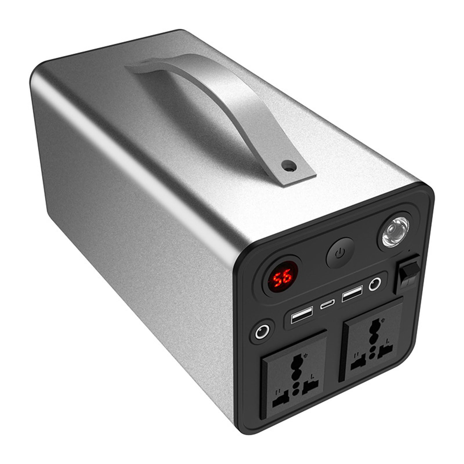 Stockage d'énergie, Alimentation Mobile d'urgence extérieure 220 V, Haute Puissance, Portable, Domestique, Charge et éclairage Mobiles solaires