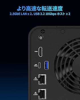 Amazon.co.jp: TERRAMASTER テラマスターF6-424 4ベイ NASストレージ