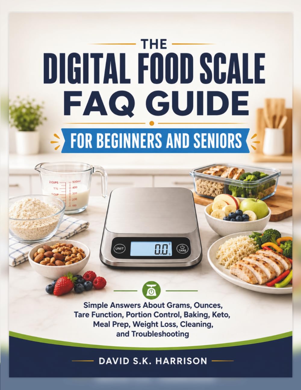 The Digital Food Scale FAQ Guide for Beginners and Seniors: Simple Answers About Grams, Ounces, Tare Function, Portion Control, Baking, Keto, Meal Prep, Weight Loss, Cleaning, and Troubleshooting