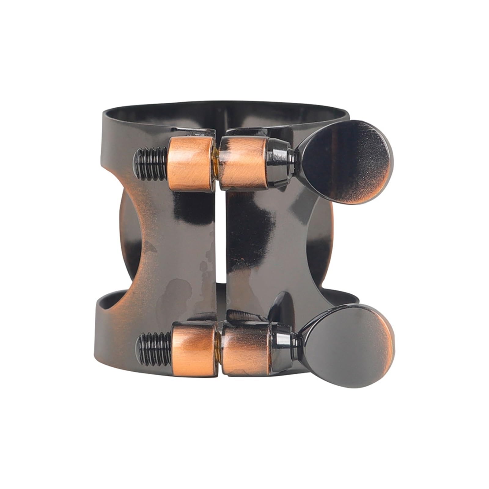 Accesorios Para Instrumentos Musicales Tenor Alto Saxofón Boquilla Clip Latón Clarinete Boquilla Abrazadera(Red antique,Tenor)