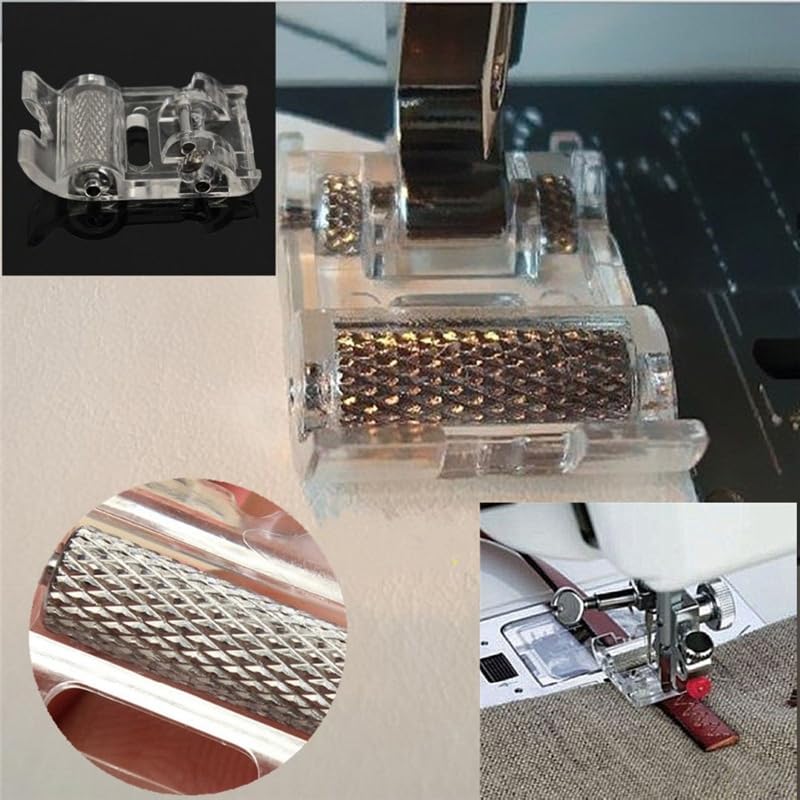3 pies prensatelas rodillos bajos para máquina de coser miniatura 5