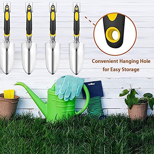 Gardening Hand Trowel, Rust Resistant Ergonomic Grip Shovel, Heavy Duty Garden Tool for Digging, Garden Edging, and Weed Removal - Afbeelding 5