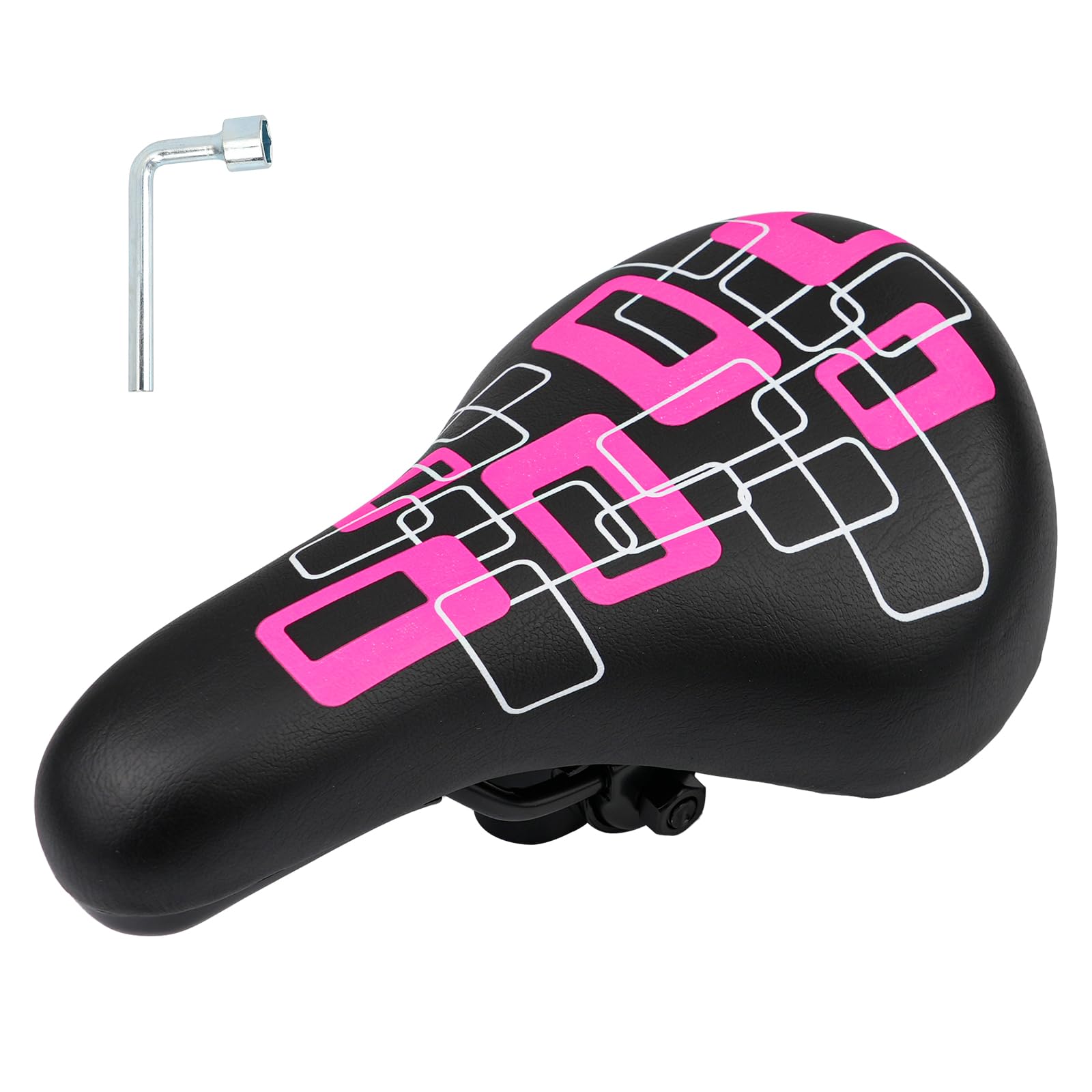 MEGHNA Kleine Fahrradsattel–Extra weicher & wasserdichter Fahrradsitz für Jungen/Mädchen – rutschfeste Polsterung, Breites Fahrradkissen Dual Shock für 12-20Zoll Mountain Bike