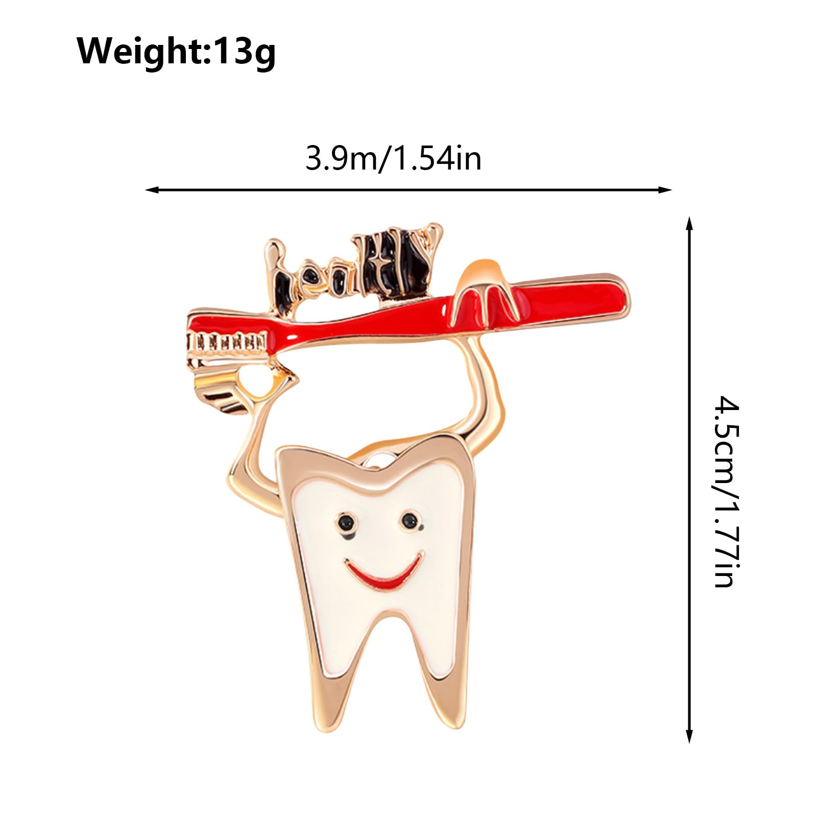 FAIRYGATE Gold Pin for Dress Brooch Crystal Pins Badge Enamel Lapel Brooches for Women Jewelry Decoration for Birthday Dating Party Anniversary UC31 — view 112