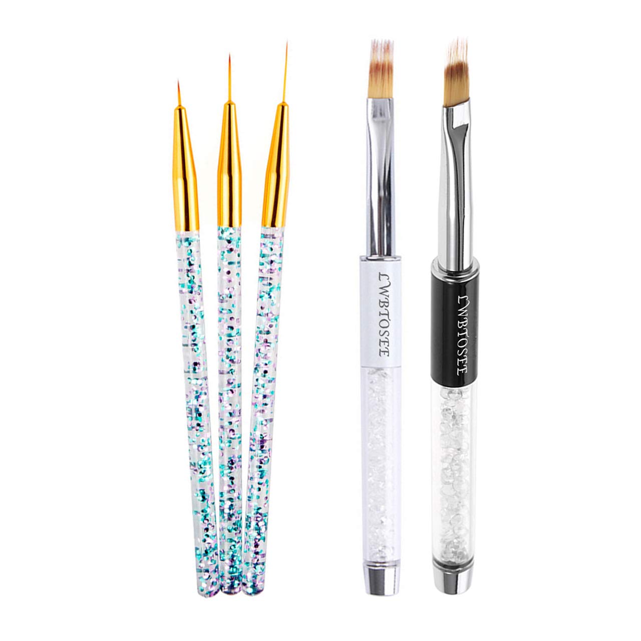 Nail Ombre Brush Set - Gradient Nail Art Painting Pens