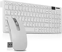Kit Teclado E Mouse Sem Fio Wireless Para Computador Pc Notebook Português Teclado Abnt 2 Com Ç Home Office