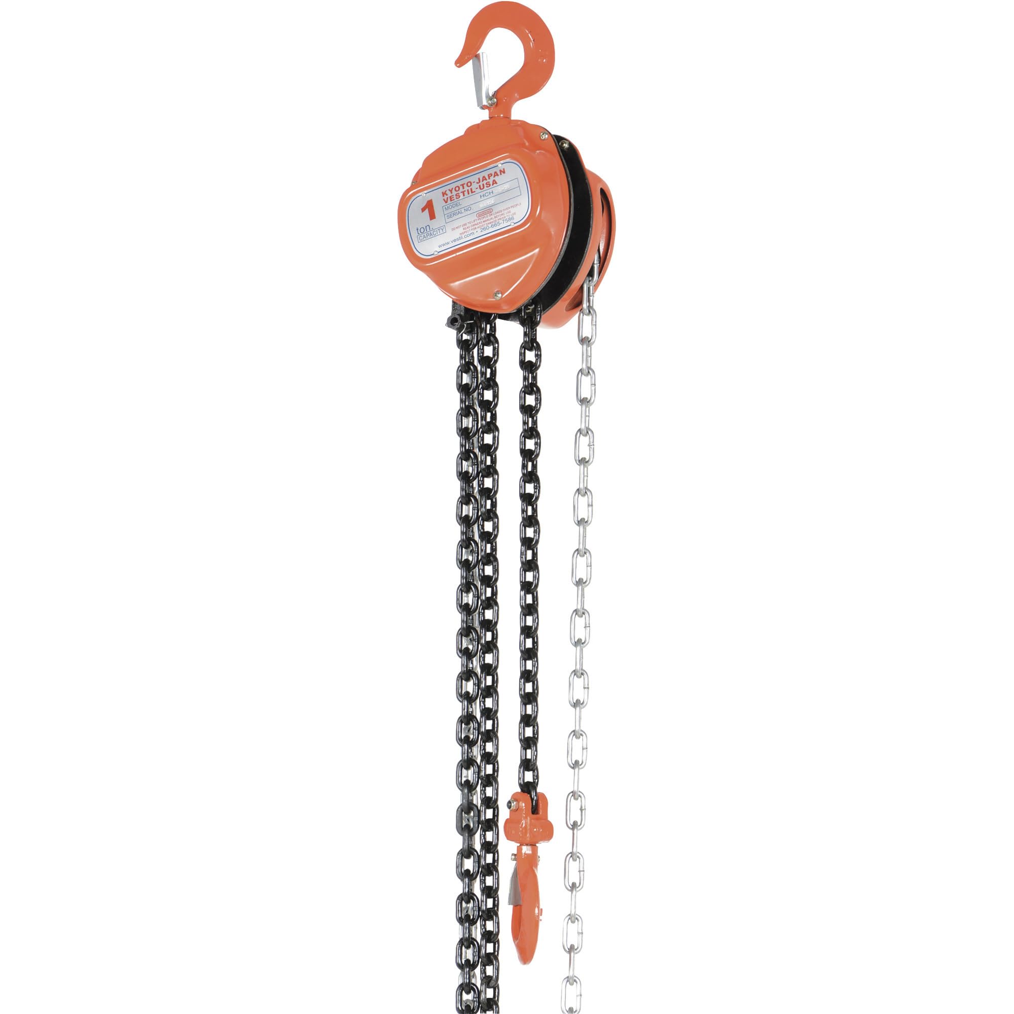Vestil Unisex-Erwachsene HCH-2-20 20 Ft. Manueller Kettenzug Option 2k, Mehrfarbig/Meereswellen (Ocean Tides), One Size