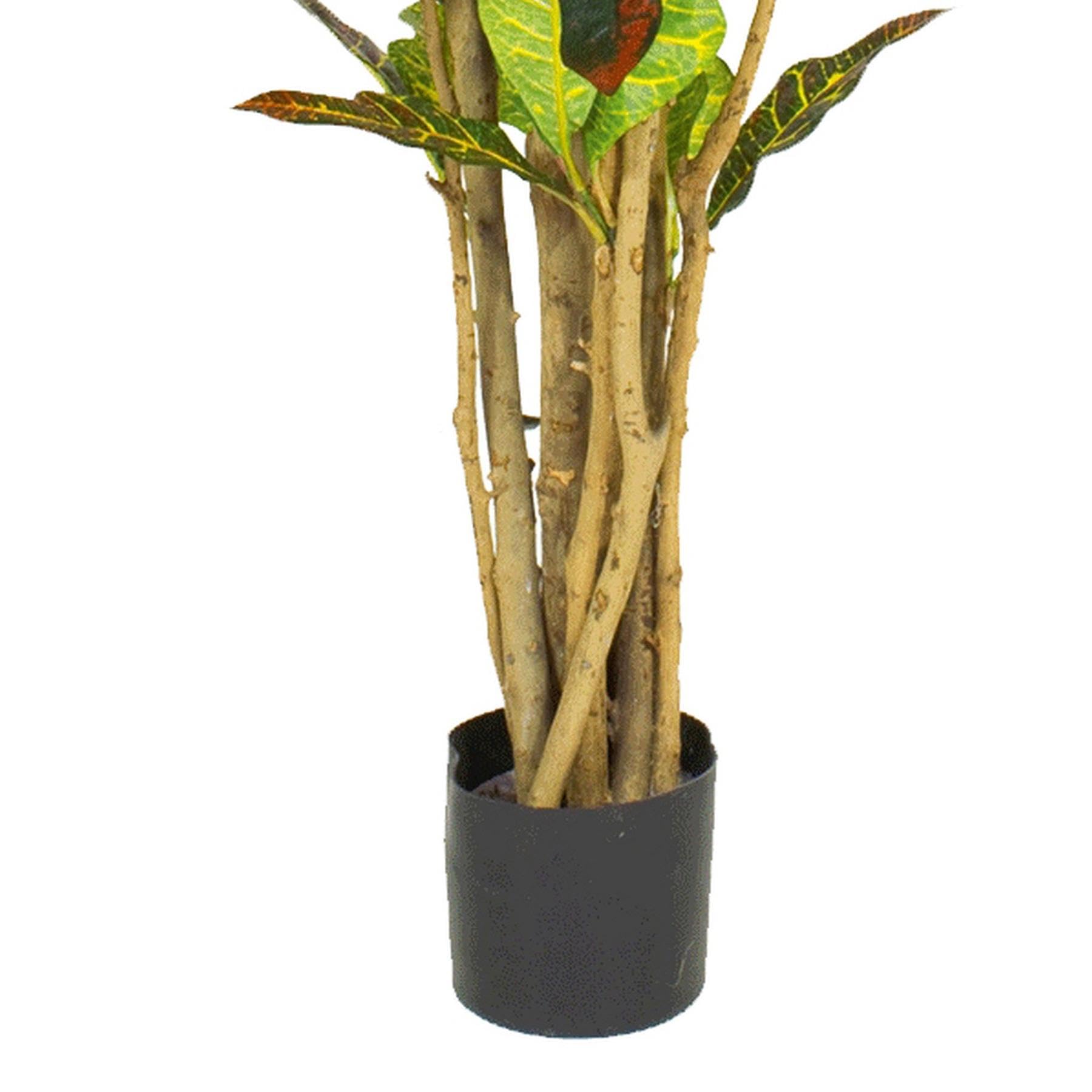 XL Luxury Artificial Trees by Leaf UK, 150cm Croton Tree, 150 cm - Image 3