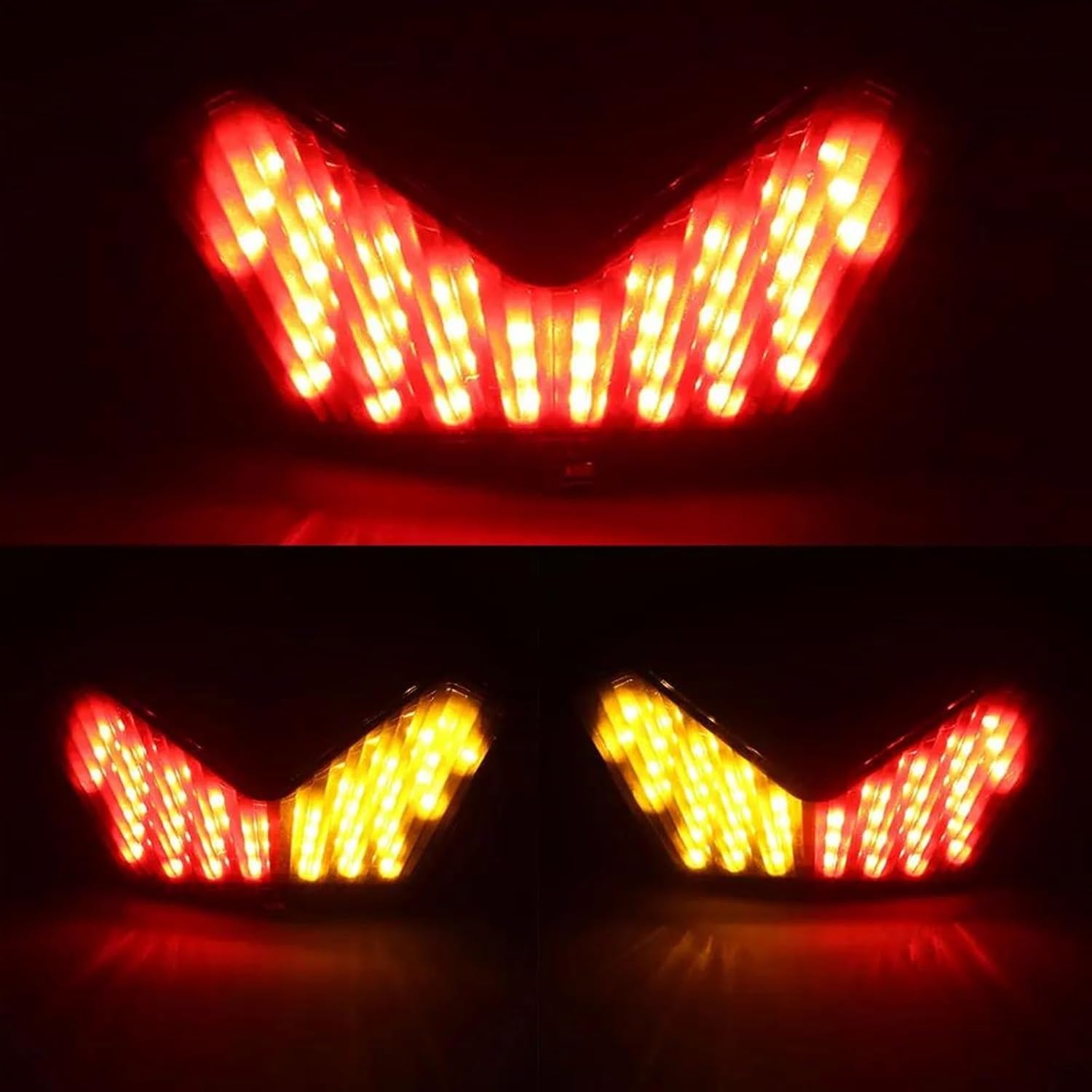 テールライト オートバイ リア テール ライト ブレーキ ウィンカー 一