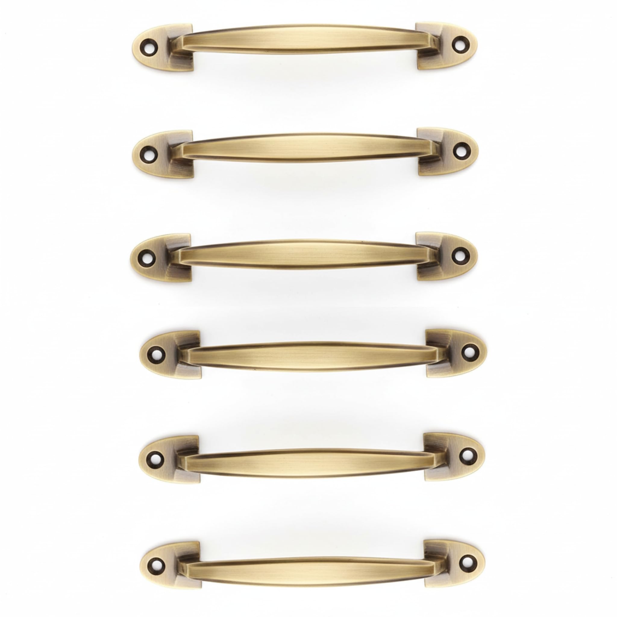MIX&MATCH HOME IMPROVEMENT Cast Iron Antique Brass 6pcs 6inch pulls Handle for Wardrobe Cabinet Window Cupboard | Pull Handle-image-25