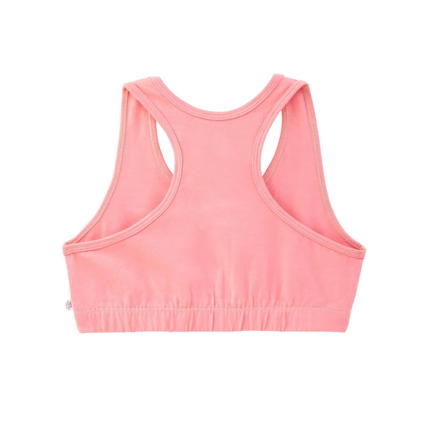 YouGotPlanB Girls Non Padded Sports Bra |Cotton Blended | Double Layered & Non Wired | No-Mark Elastic | Seamless | Racerback | Pack of 1 offers donot miss