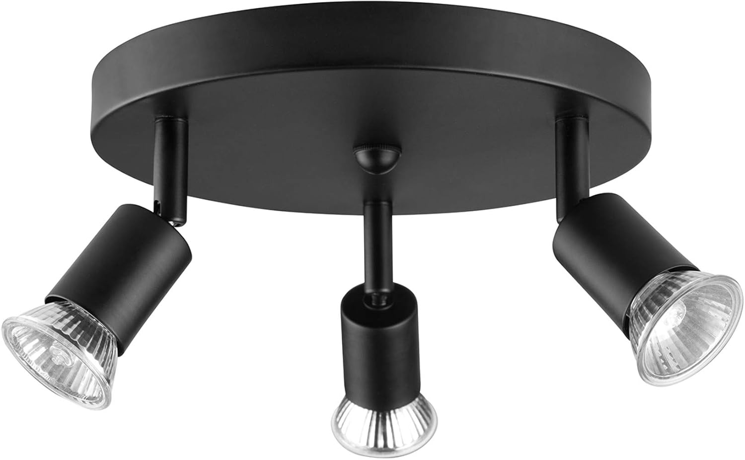 Globe Electric 59691 Payton Track Lighting, 3, Matte Black