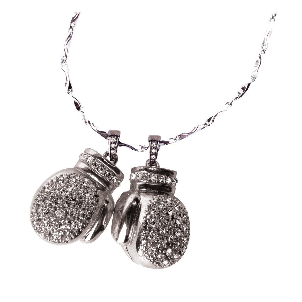 Collier gant de boxe argenté Ringside pendentif aux finitions soignées - 2